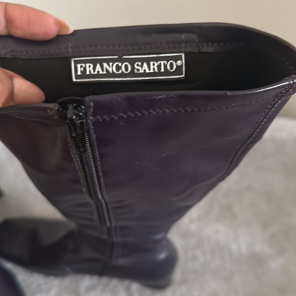 Franco Sarto Plum low heel knee boots - Picture 2 of 4
